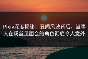 Pixiv深度揭秘：丑闻风波背后，当事人在粉丝见面会的角色彻底令人意外